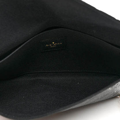 Louis Vuitton Empreinte Pochette Felicie Chain Wallet Black 5 of 7