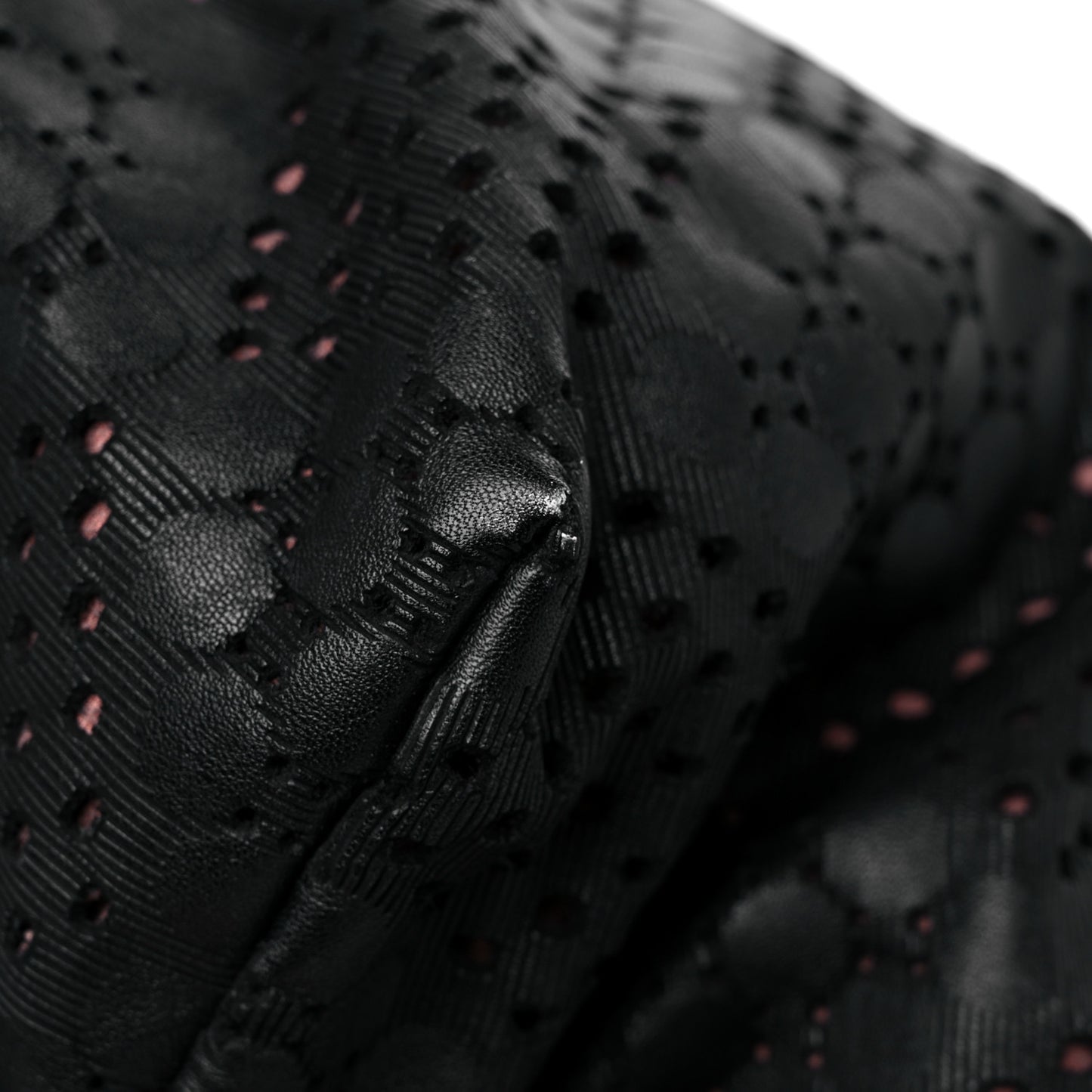 Calfskin Laser Cut Black