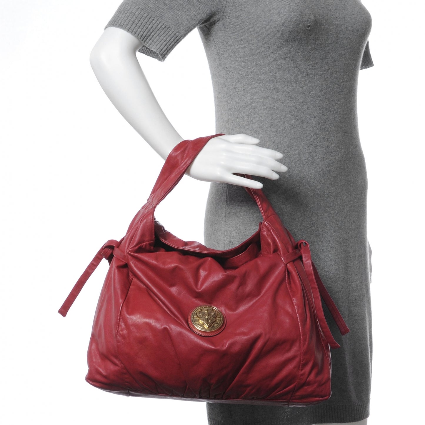 Leather Medium Hysteria Red