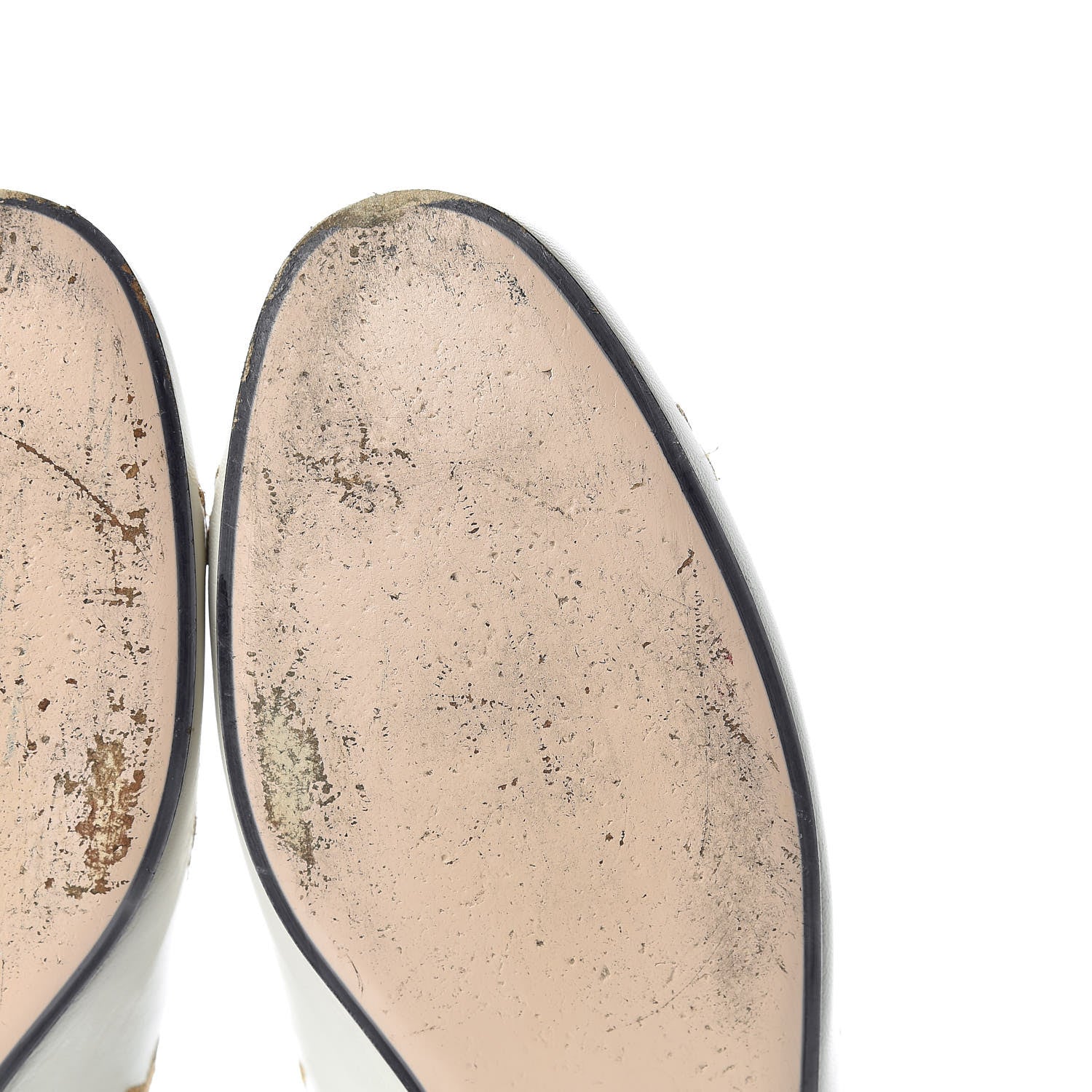 Gucci Goatskin Bee Star Embroidered Womens Princetown Slippers 38.5 Mystic White 15 of 19