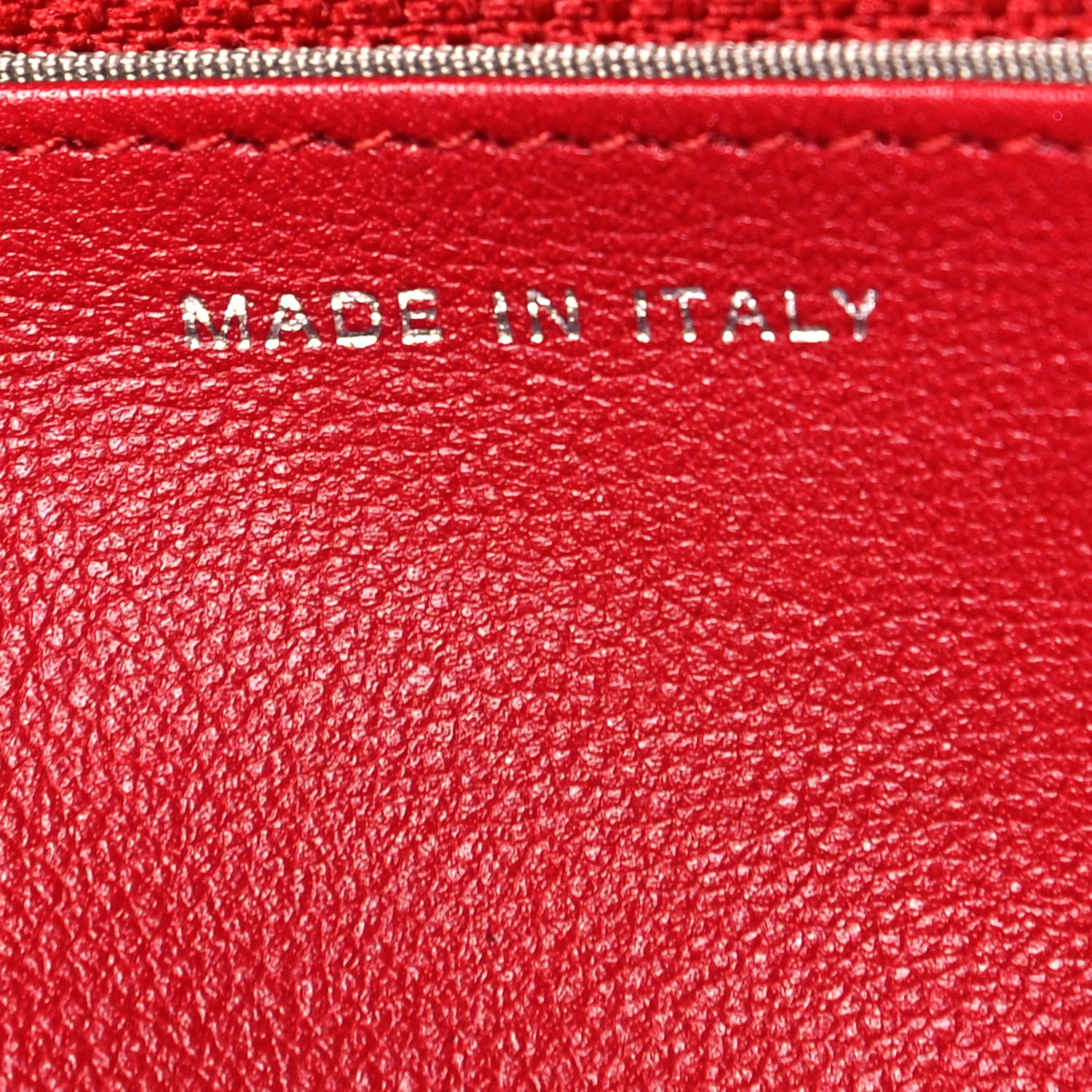 Chanel Caviar Timeless CC Wallet On Chain WOC Red 7 of 12