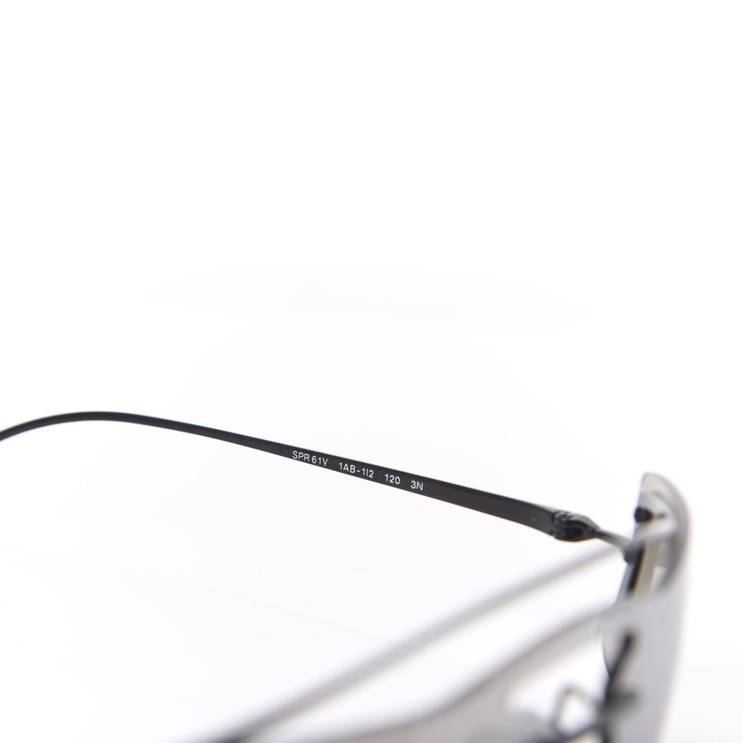 Rectangle Shield Sunglasses SPR 61V Black
