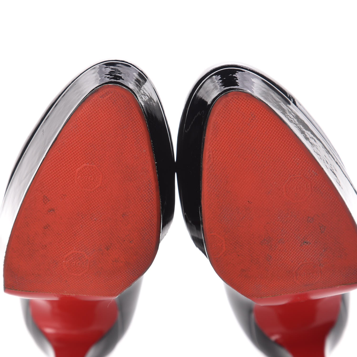 Christian Louboutin Patent Bianca 140 Pumps 37 Black 13 of 13