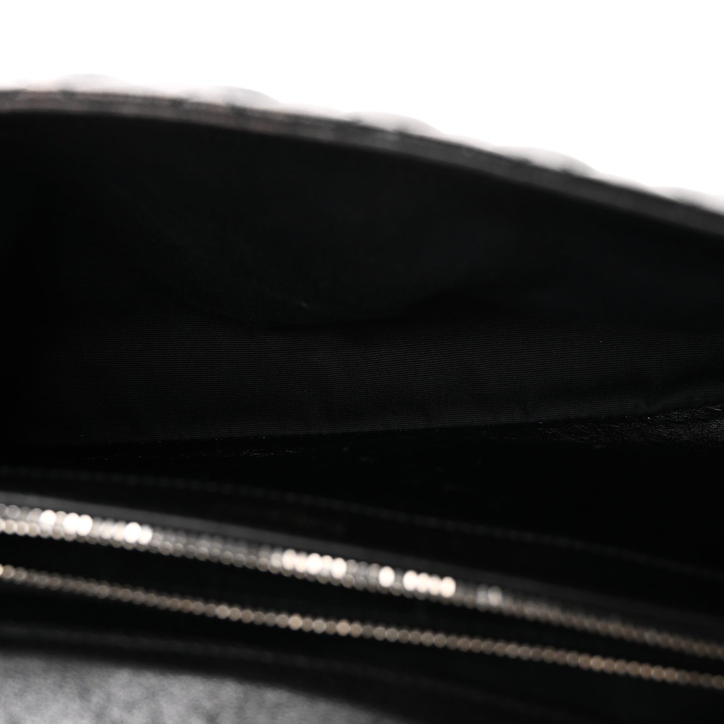 Calfskin Mixed Matelasse Triquilt Large Monogram Satchel Black