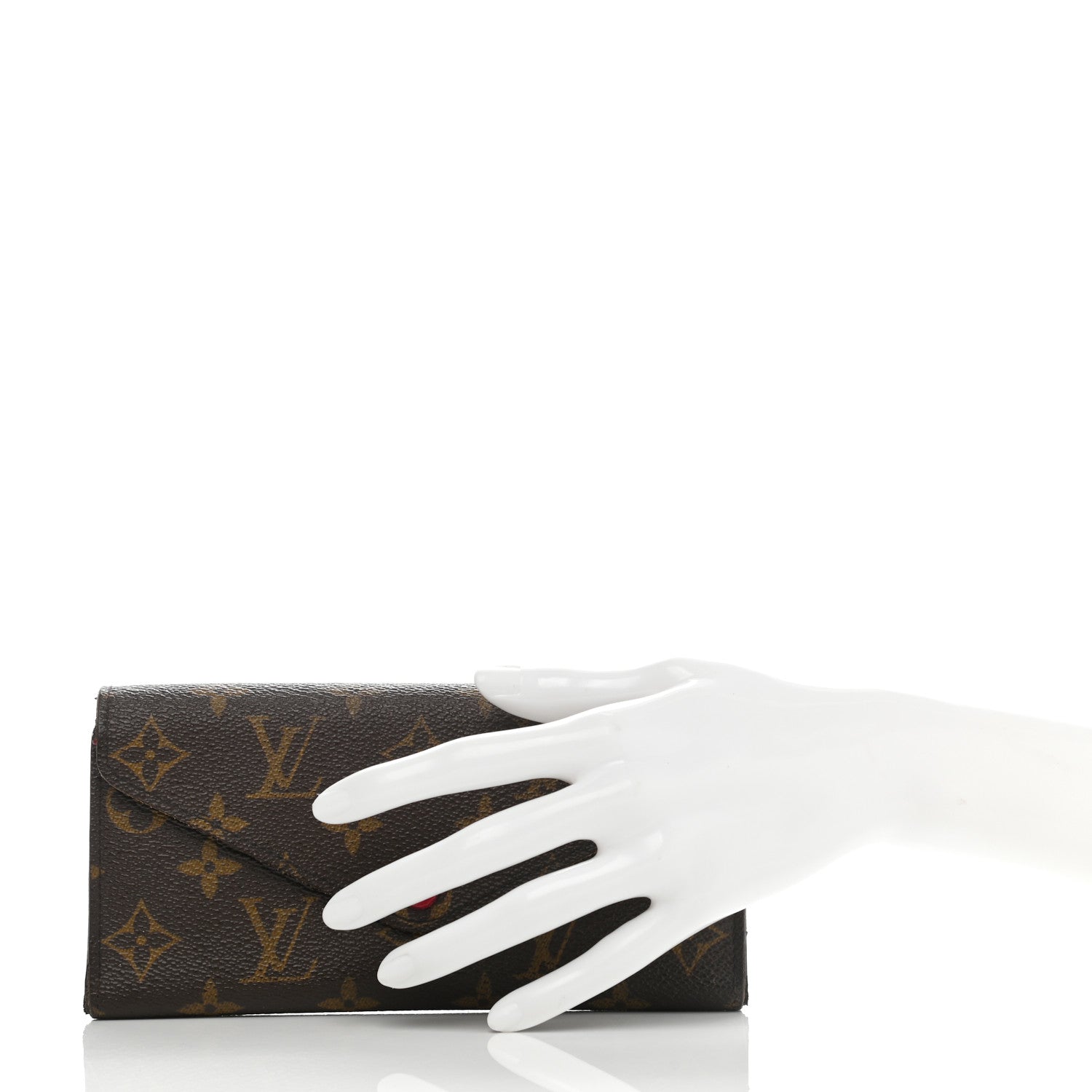 Louis Vuitton Monogram Josephine Wallet Red 3 of 18
