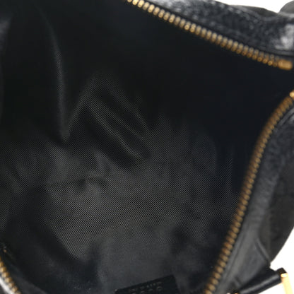 Gucci Monogram Boston Bag Black 5 of 10