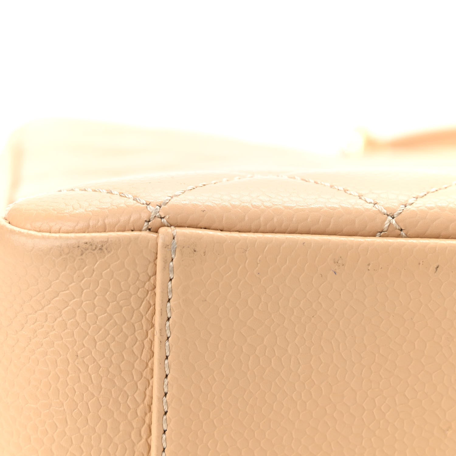 Chanel Caviar Quilted Grand Shopping Tote GST Beige 12 of 12