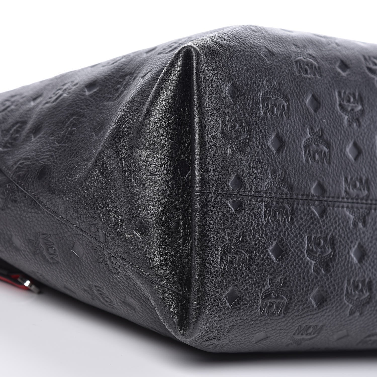 MCM Calfskin Ottomar Large Klara Hobo Black 9 of 10