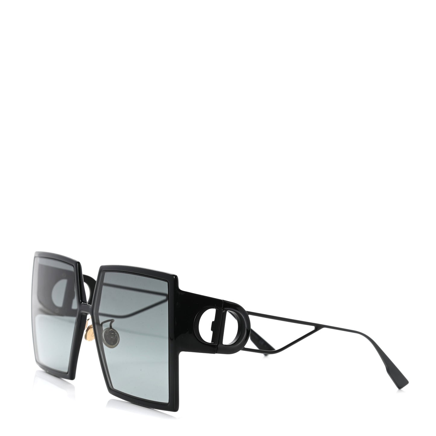 Square 30 Montaigne Sunglasses Black