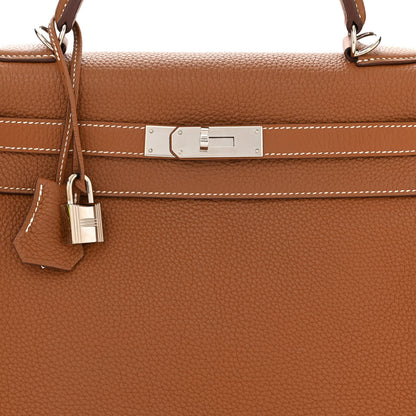 Hermes Togo Kelly Retourne 32 Gold 8 of 11