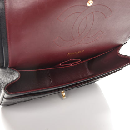 Chanel Caviar Quilted Jumbo Double Flap Black 6 of 10