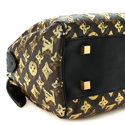 Louis Vuitton Monogram Sequins Eclipse Speedy 28 Gold 9 of 10