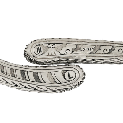 John Hardy Sterling Silver Classic Chain Small Bypass Kick Cuff Bracelet 3 of 3
