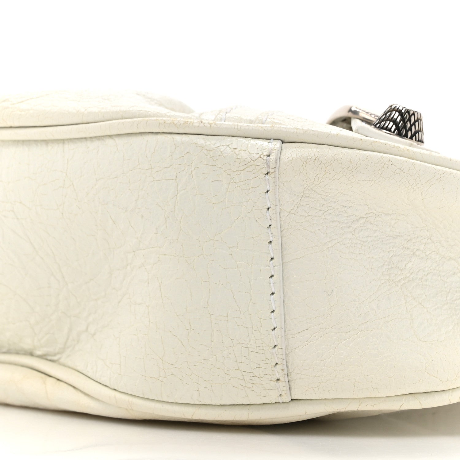 Balenciaga Agneau Arena Le Cagole Shoulder Bag XS Optic White 11 of 17