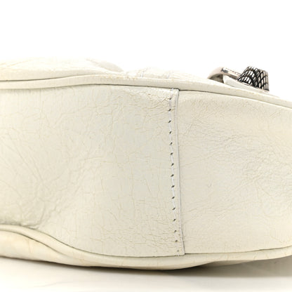 Balenciaga Agneau Arena Le Cagole Shoulder Bag XS Optic White 11 of 17