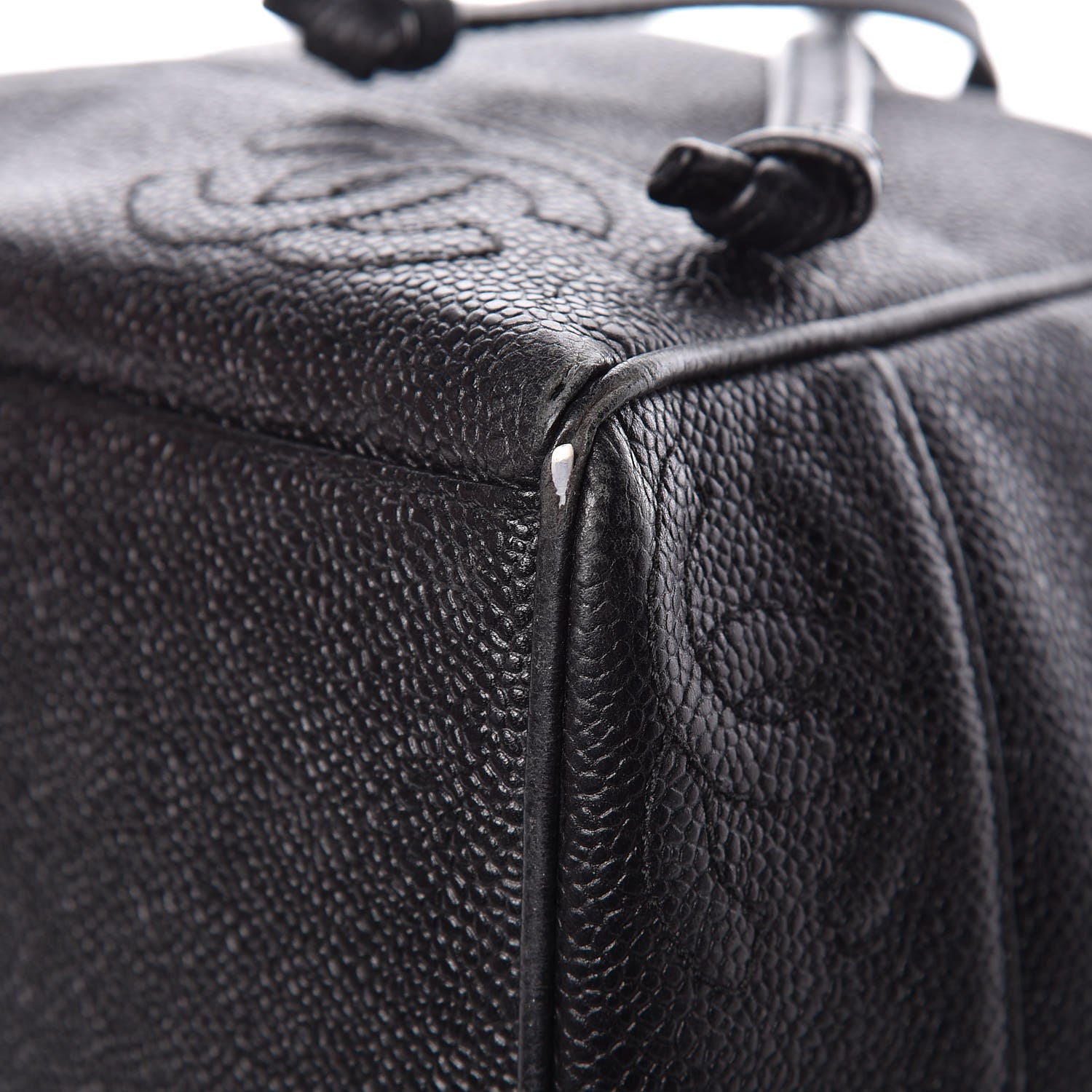 Chanel Caviar Drawstring Shoulder Bag Black 16 of 20