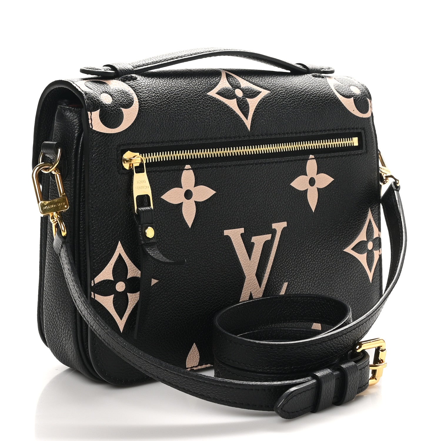 Louis Vuitton Empreinte Monogram Giant Pochette Metis Black Beige 3 of 9