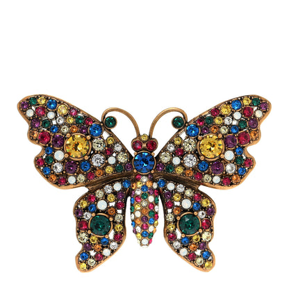 Gucci Crystal Butterfly Brooch Multicolor 1 of 7