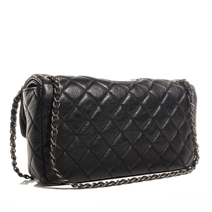 Chanel Calfskin Quilted Large Single Flap Black 3 of 9