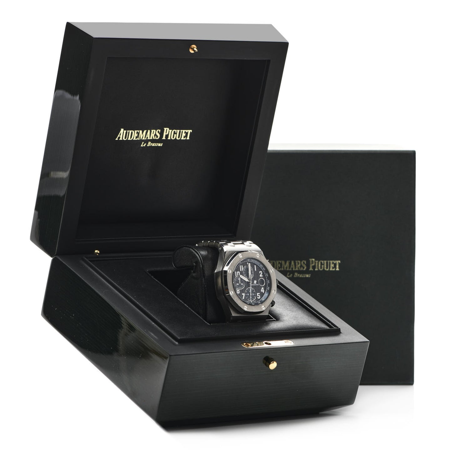 Stainless Steel 42mm Royal Oak Offshore Chronograph Automatic Watch Black 26470ST.OO.A028CR.01