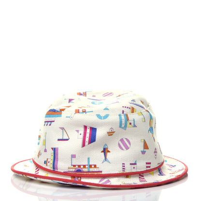 Hermes Canvas Petit Chalutier Bucket Hat 52 Grenadine 2 of 7