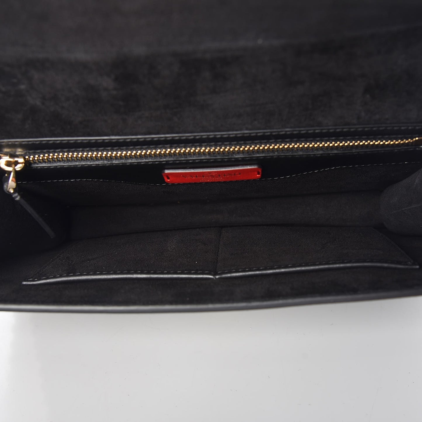 Calfskin Groumette Medium Rockstud Demilune Shoulder Bag Black