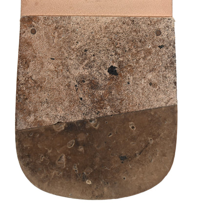 Hermes Box Calfskin Oran Sandals 37.5 Gold 11 of 12