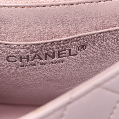 Chanel Lambskin Quilted Mini Square Flap Light Pink 6 of 10