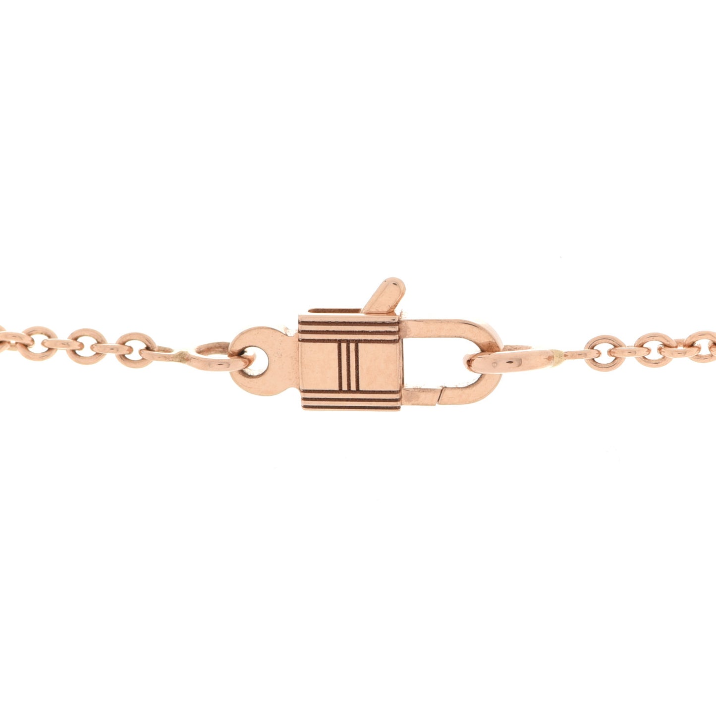 18K Rose Gold Pink Sapphire Constance Amulettes Pendant Necklace