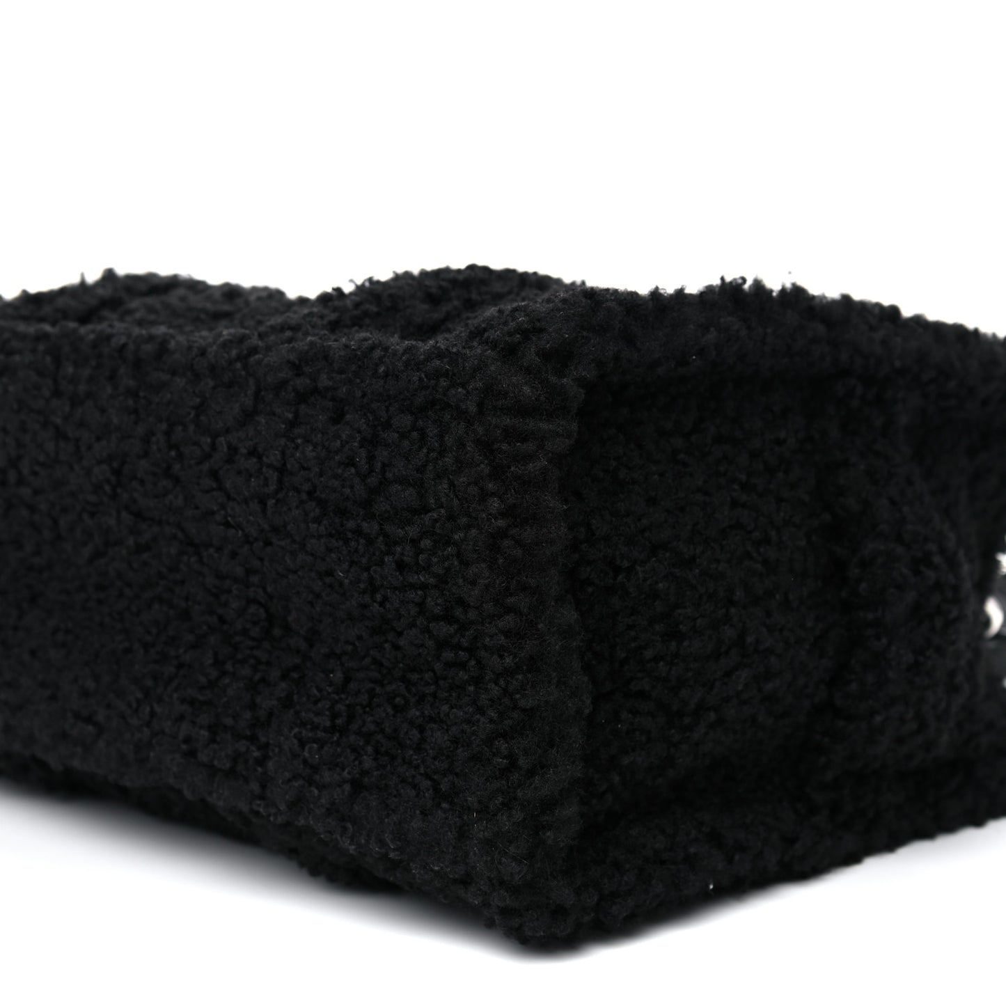 Polyester Cotton The Teddy Traveler Tote Bag Black