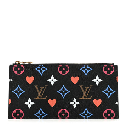 Louis Vuitton Game On Felicie Chain Wallet Zippered Insert Black 1 of 6