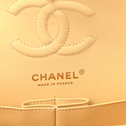 Chanel Caviar Quilted Small Double Flap Yellow 6 of 11