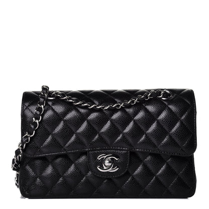 Chanel Caviar Quilted Small Double Flap Black 1 of 8