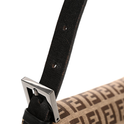 Fendi Zucchino Baguette Toro Mogano Panna 10 of 12