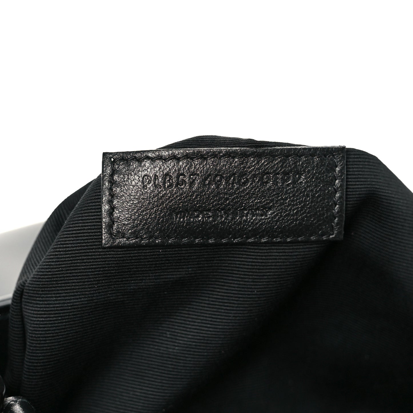 Calfskin Y Quilted Monogram Monochrome Medium Loulou Chain Satchel Black Black