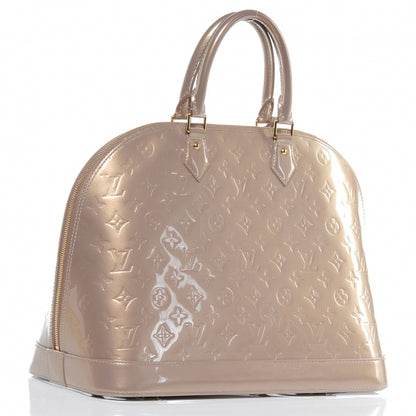 Louis Vuitton Vernis Alma GM Beige Poudre 3 of 7