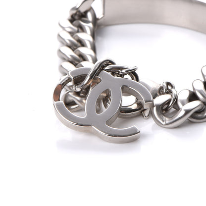Chanel Chain ID CC Bracelet Silver 5 of 9