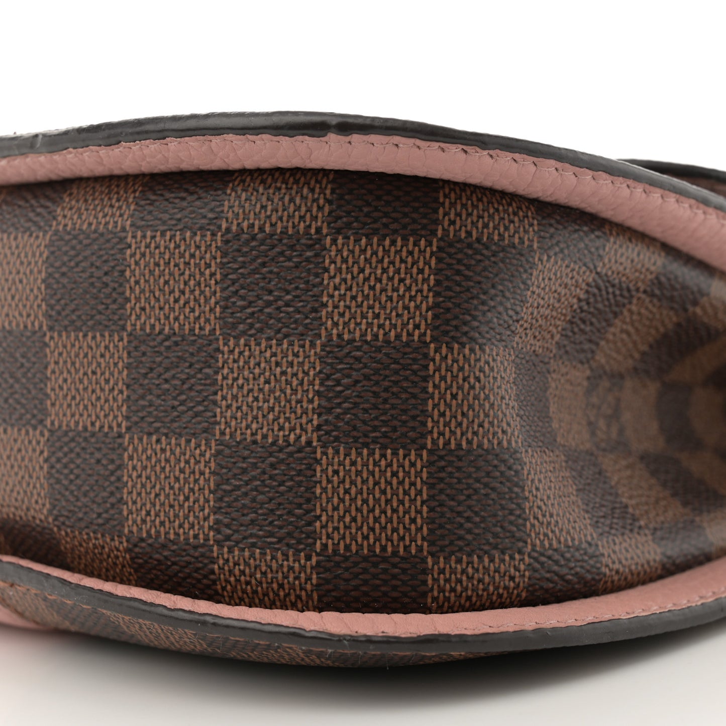 Damier Ebene Cuir Taurillon Wight Magnolia