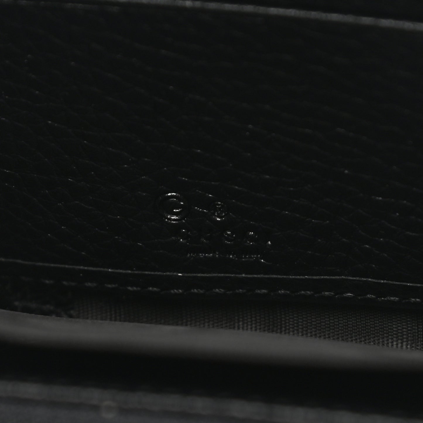 Pebbled Calfskin Soho Zip Around Wallet Black