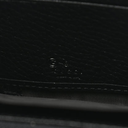 Gucci Pebbled Calfskin Soho Zip Around Wallet Black 6 of 8