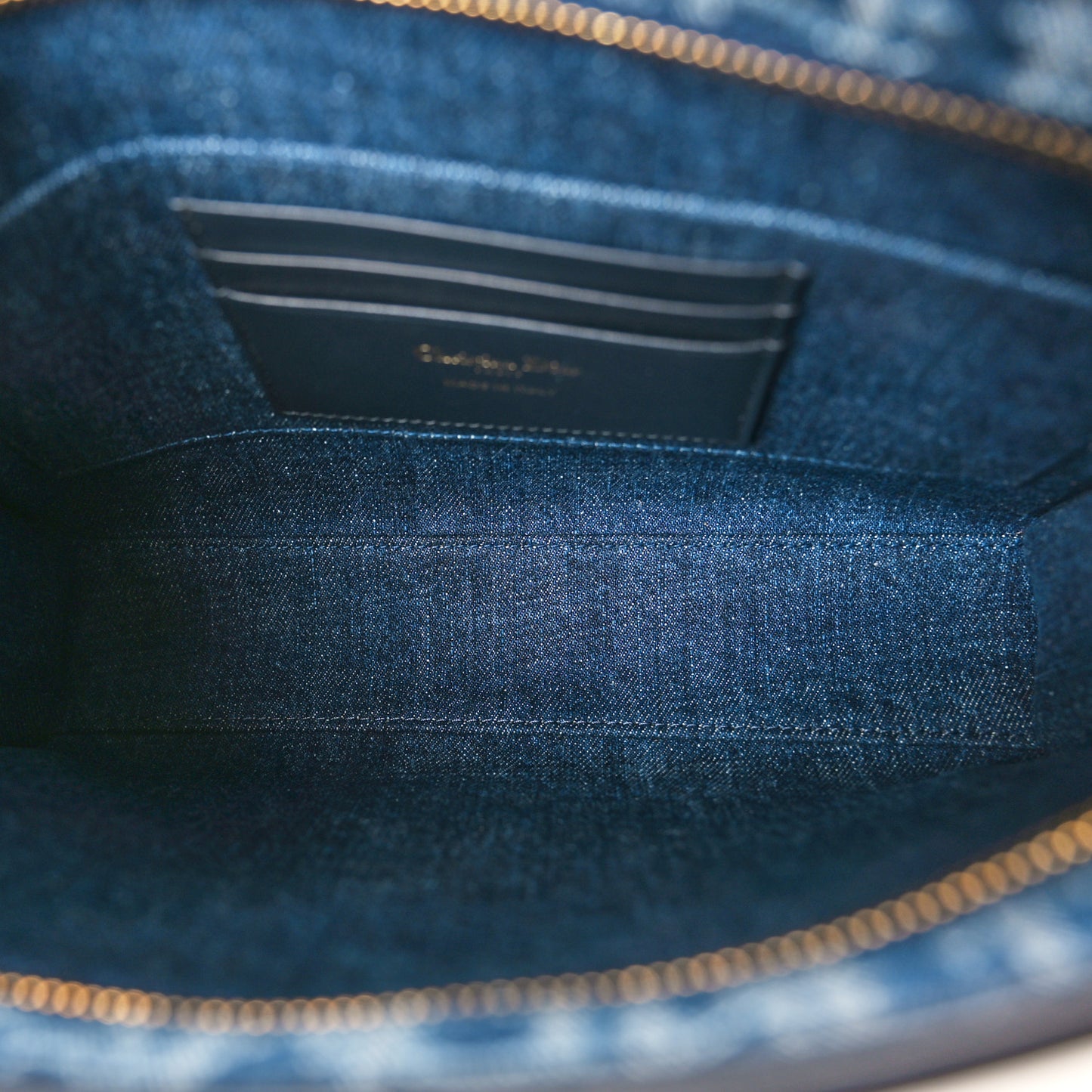 Denim Oblique 30 Montaigne Dea Pouch Blue