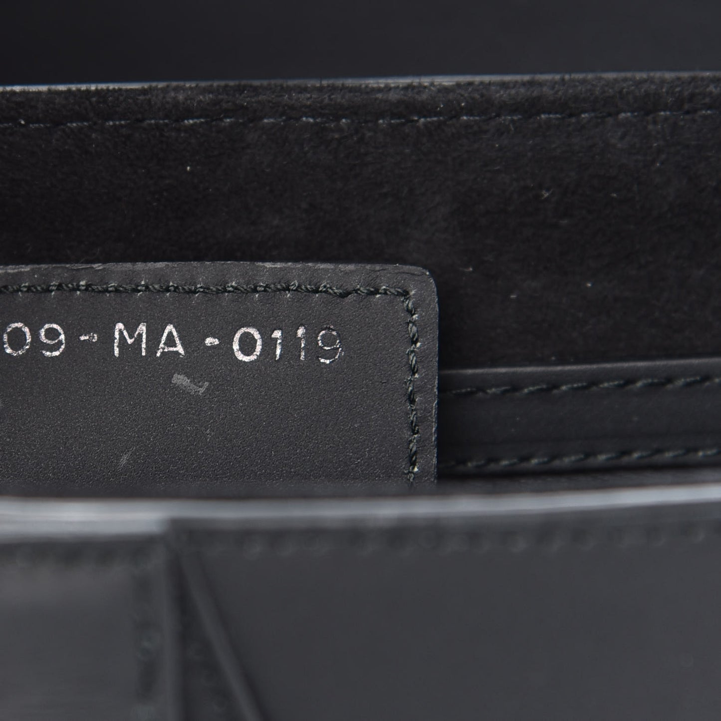 Ultra Matte Calfskin Saddle Bag Black