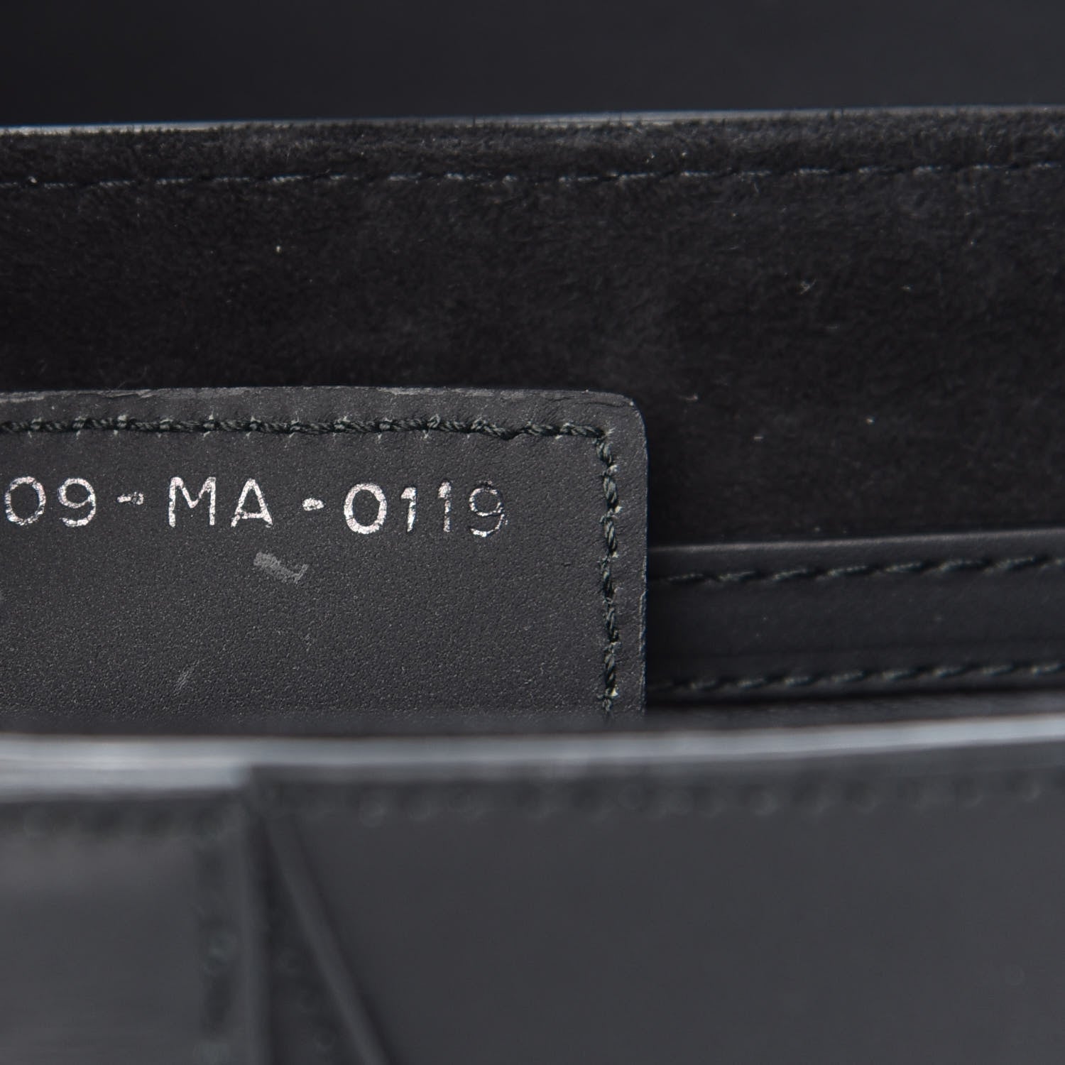 Christian Dior Ultra Matte Calfskin Saddle Bag Black 7 of 9