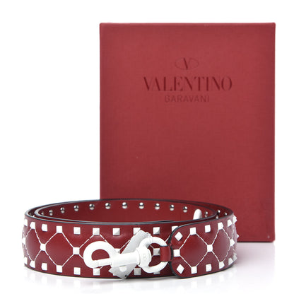 Valentino Garavani Lambskin Free Rockstud Spike Shoulder Strap Rosso Valentino 5 of 5