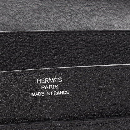 Hermes Togo Dogon Duo Wallet Black 10 of 12