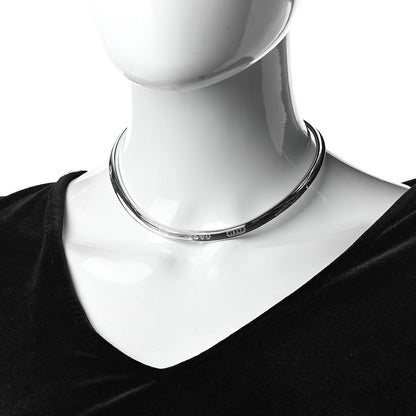 Tiffany Sterling Silver 1837 Collar Necklace 2 of 6