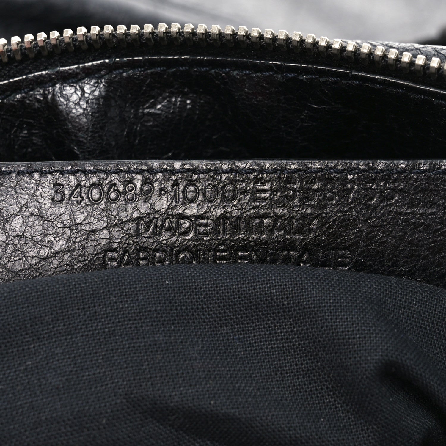 Balenciaga Agneau Classic Silver Hardware Weekender Black 7 of 12