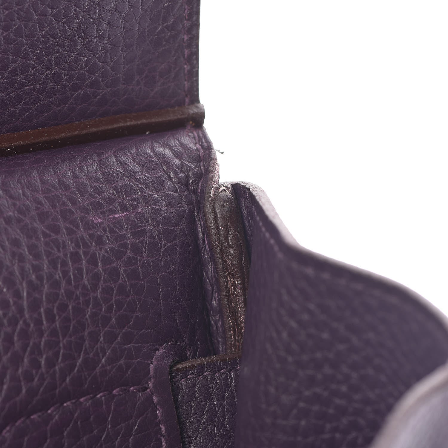 Hermes Taurillon Clemence JPG Birkin 42 Raisin 54 of 56