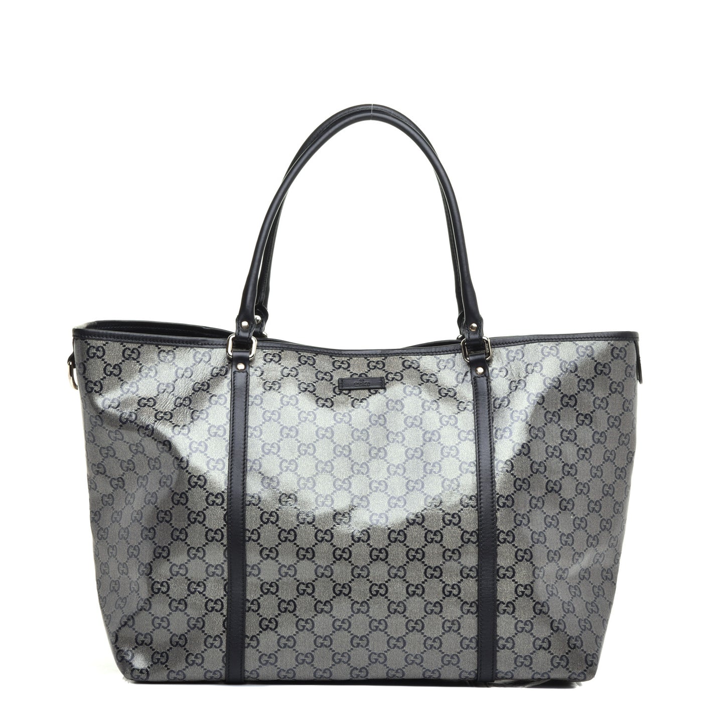 Crystal Monogram Large Joy Tote Navy
