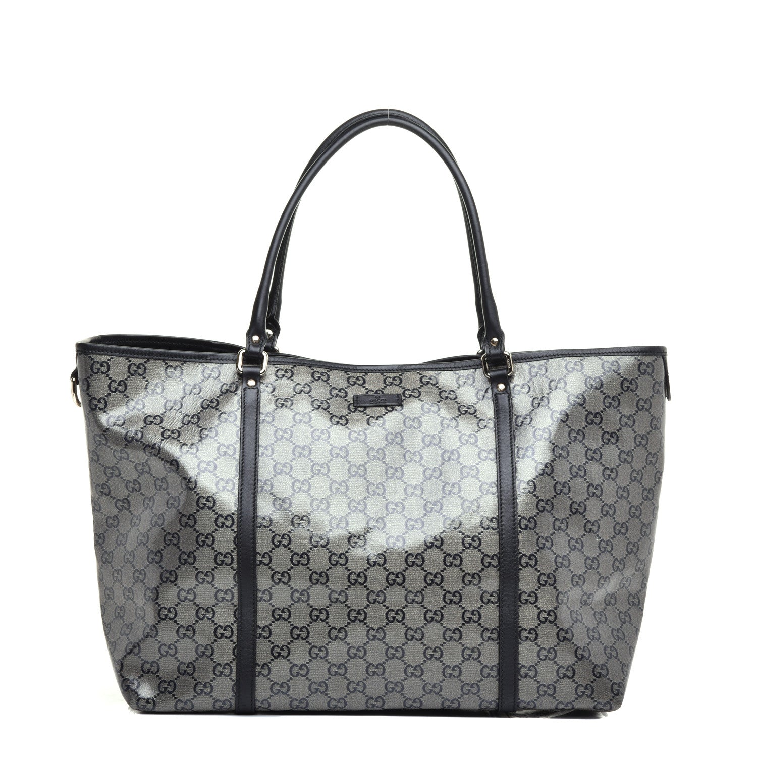 Gucci Crystal Monogram Large Joy Tote Navy 1 of 9